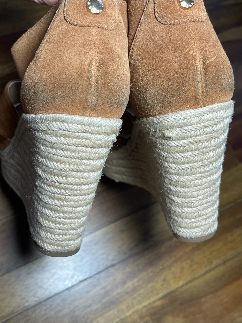 N/A brown suede